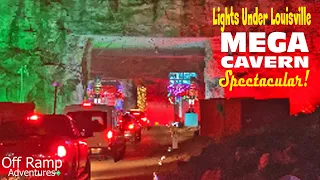 HUGE Underground Drive Through Christmas Lights Display In Mega Cavern! | Lights Under Louisville