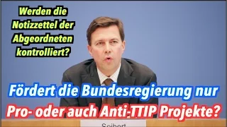 Fördert die Bundesregierung auch Anti-TTIP-Projekte?