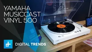 Yamaha MusicCast Vinyl 500 Turntable - Hands On at IFA 2018