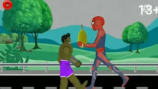 GRANNY VS HULK ~SPIDERMAN VS HULK GRANNY SPIDERMAN FUNNY ANIMATION VIDEO DRAWING CARTOON 2