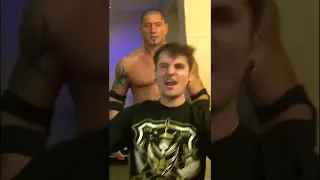 Fan interrupts Batista backstage #Short