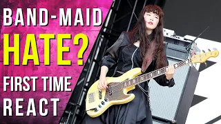 BAND-MAID "HATE?" First Time Hearing !