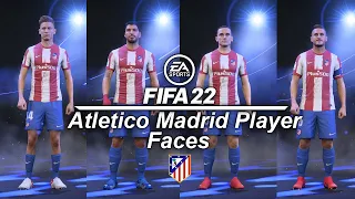 FIFA 22 - ATLETICO MADRID PLAYER FACES