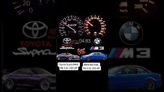 Toyota Supra MK4(stock) VS Bmw M3 E46(stock)