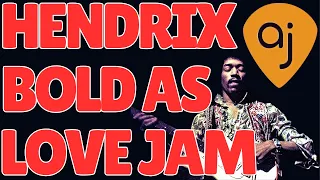 Bold Jimi Hendrix Style Rock Jam | Backing Track For Guitar (A Major / 67 BPM)