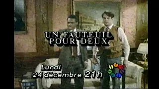 Publicité du film «Un fauteuil pour deux» (TQS, 1990)