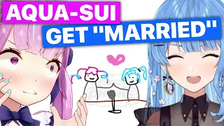 Aqua-Sui Breakup Then Get Married (Suisei, Aqua, Marine, Aki, Ao, Raden / Hololive) [Eng Subs]