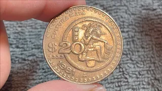 1981 Mexico 20 Pesos (Cultura Maya) Coin • Values, Information, Mintage, History, and More