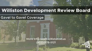 Williston Development Review Board - 5/14/2024