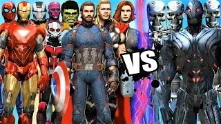 THE AVENGERS vs ULTRON - Epic Battle