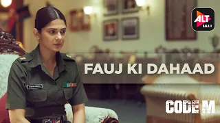 Fauj Ki Dahaad | Music Video | Code M | Jennifer Winget | Udbhav Ojha | Mr. BratBeat | ALTBalaji