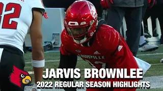 Jarvis Brownlee 2022 Regular Season Highlights | Louisville DB