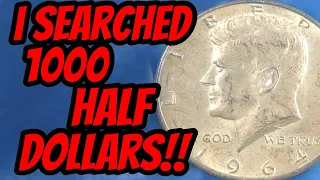 EPIC FIND! Coin Roll Hunting Half Dollars