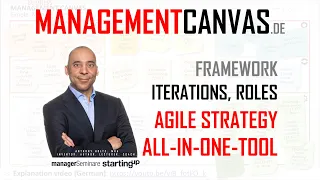 Agile framework and iterations with the MANAGEMENT CANVAS [subtitled]