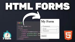 HTML Forms and Inputs in 7 Minutes!
