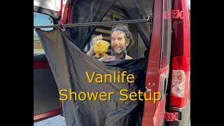 Winnebago Solis Shower Setup