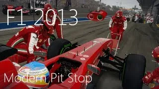 F1 2013 Mixed Pitstop Modern Gameplay