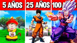 SOBREVIVÍ 100 AÑOS COMO GOHAN en GTA 5!! (Dragon Ball Z mod)