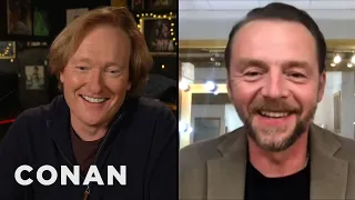 Simon Pegg: It’s Terrifying To Watch Tom Cruise Do Stunts | CONAN on TBS