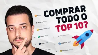 Comprei todas as CRIPTO do TOP 10 e olha no que deu! 🤑