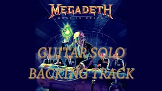 Megadeth   Tornado Of Souls {GUITAR SOLO BACKING TRACK}