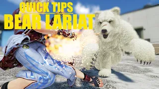 Quick Tips: Bear Lariat (d/b2) - Tekken 7 Bears