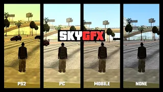 Nueva versión del SkyGFX móvil | GTA San Andreas (modloader)