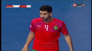 مباراة "منتخب المغرب - منتخب السعودية" في بطولة كأس العرب لكرة الصالات