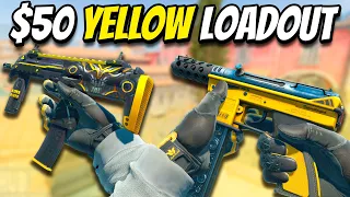 BEST Budget Yellow CS2 Loadout for $50 - The Best Cheap CS2 Skins (2024)