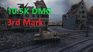 World of Tanks - T110E3 - 6 Kills 10.5K Damage 3rd mark