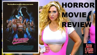 MURDERCISE ( 2023 Kansas Bowling ) 80's Throwback Sleaze Aerobics Slasher Comedy Horror Movie Review