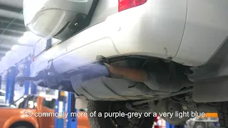 What does smoke coming out of the exhaust mean?