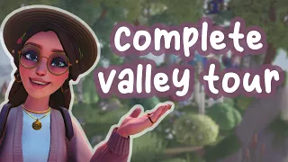 My FINISHED Disney Dreamlight Valley tour! (Item limit reached)