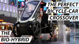 The Bio-Hybrid Bicycle-Car Crossover Gives You Agility And Power With Comfort And Convenience