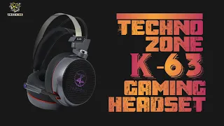 مراجعة سماعه techno zone K-63 GAMING HEADSET