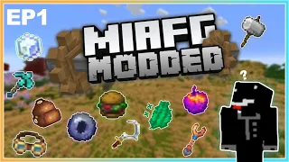 I Became a MODDED MINECRAFTER! | Miafg Modded 1