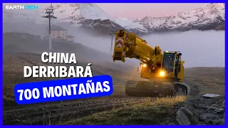 China derribará 700 montañas