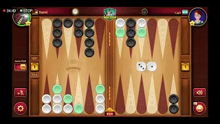 backgammon game #146 مباراة طاولة / طاولي