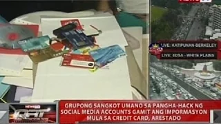 Grupong sangkot umano sa pangha-hack ng social media accounts, arestado