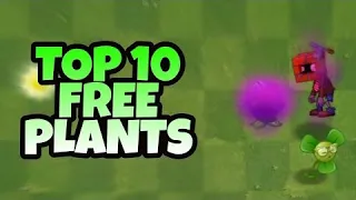 PvZ 2 - TOP 10 PLANTS FOR 0 SUN - FROM WORST TO BEST