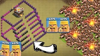 MAXED BARBAREN vs. 3D TROLL BASE! ☆ Clash of Clans ☆ CoC