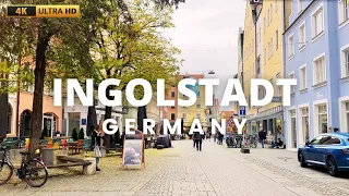 [4K] Old Town Ingolstadt walking tour [Germany  🇩🇪]