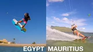 THE BEST KITESURFING PLACE: EGYPT vs MAURITIUS