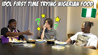 Trying Nigerian food with a k-pop idol! (Mukbang)