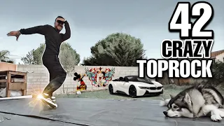 42 CRAZY TOPROCK | BBOY TUTORIAL | TUTO BREAKDANCE | THEAMARIST