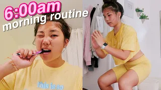 6AM SUMMER MORNING ROUTINE | productive & healthy