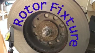 How to Skim a Disc Brake with a DIY Lathe Fixture (resurfacing fix)