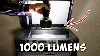 What Happens if You Photocopy a Super Bright Flashlight