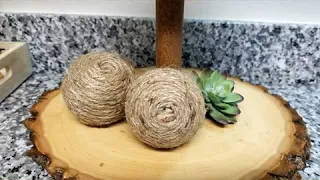 DIY Dollar Tree Rope/Jute Twine Balls