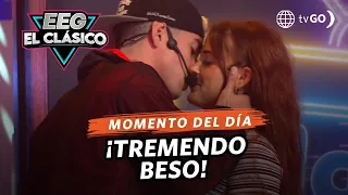 EEG El Clásico: Ducelia Echevarría y Piero se besaron (HOY)